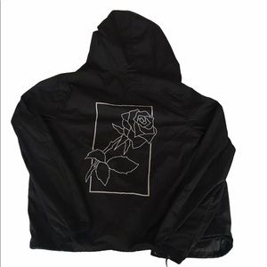 graphic windbreaker